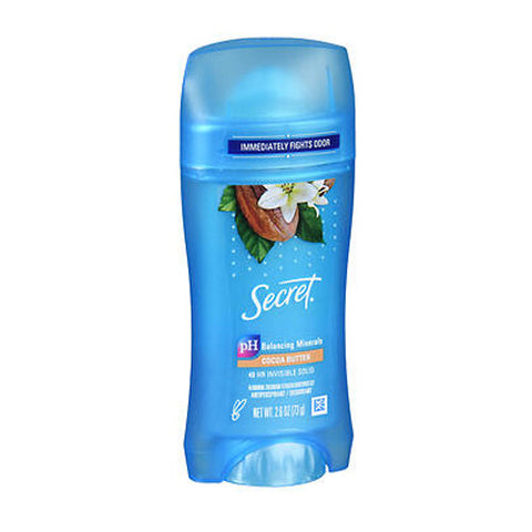 Secret, Antiperspirant Deodorant Invisible Solid Cocoa Butter, 2.6 Oz Secret