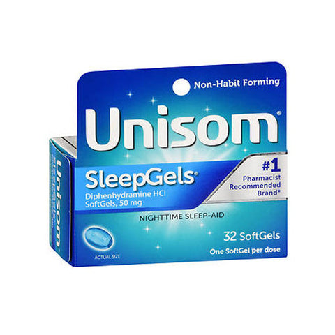 Unisom, Sleep Gels Nighttime Aid, 32 SoftGels Unisom