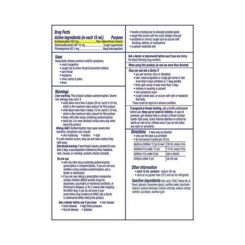 Vicks, Dayquil Cold And Flu Liquid, 8 Oz