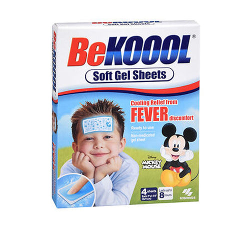 Be Koool, Kids Soft Gel Sheets For Fever Discomfort, 4 Each Be Koool