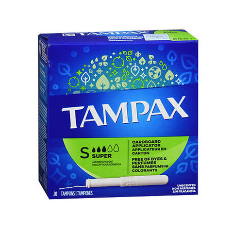 Tampax, Tampons Super Absorbency Unscented, 20 Count Tampax