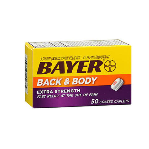 Bayer, Back And Body Coated Caplets, 50 Tabs Bayer
