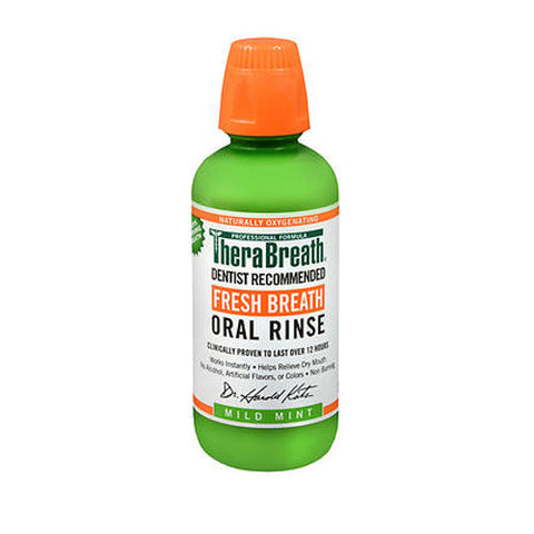 Therabreath, Fresh Breath Oral Rinse Mild Mint, 16 Oz Therabreath