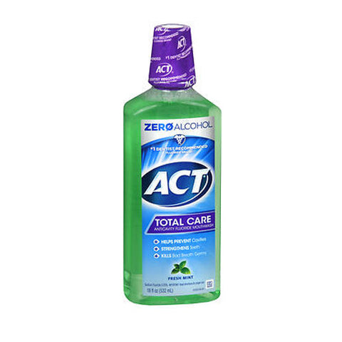Act, Anticavity Fluoride Mouth Rinse Alcohol Free Fresh Mint, 18 Oz Act
