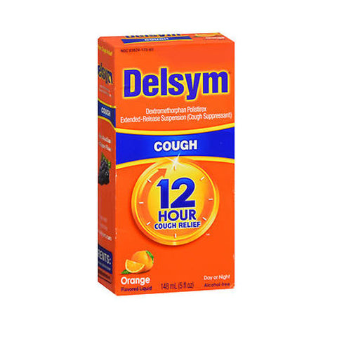 Delsym, 12 Hour Cough Relief Liquid Orange, 5 Oz Delsym